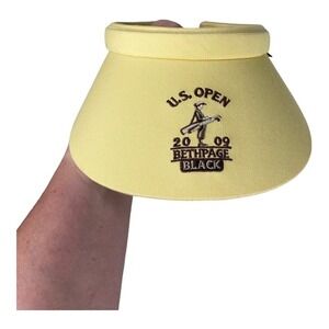 US Open BethPage Black 2009 Yellow Women’s Visor One Size Fits All